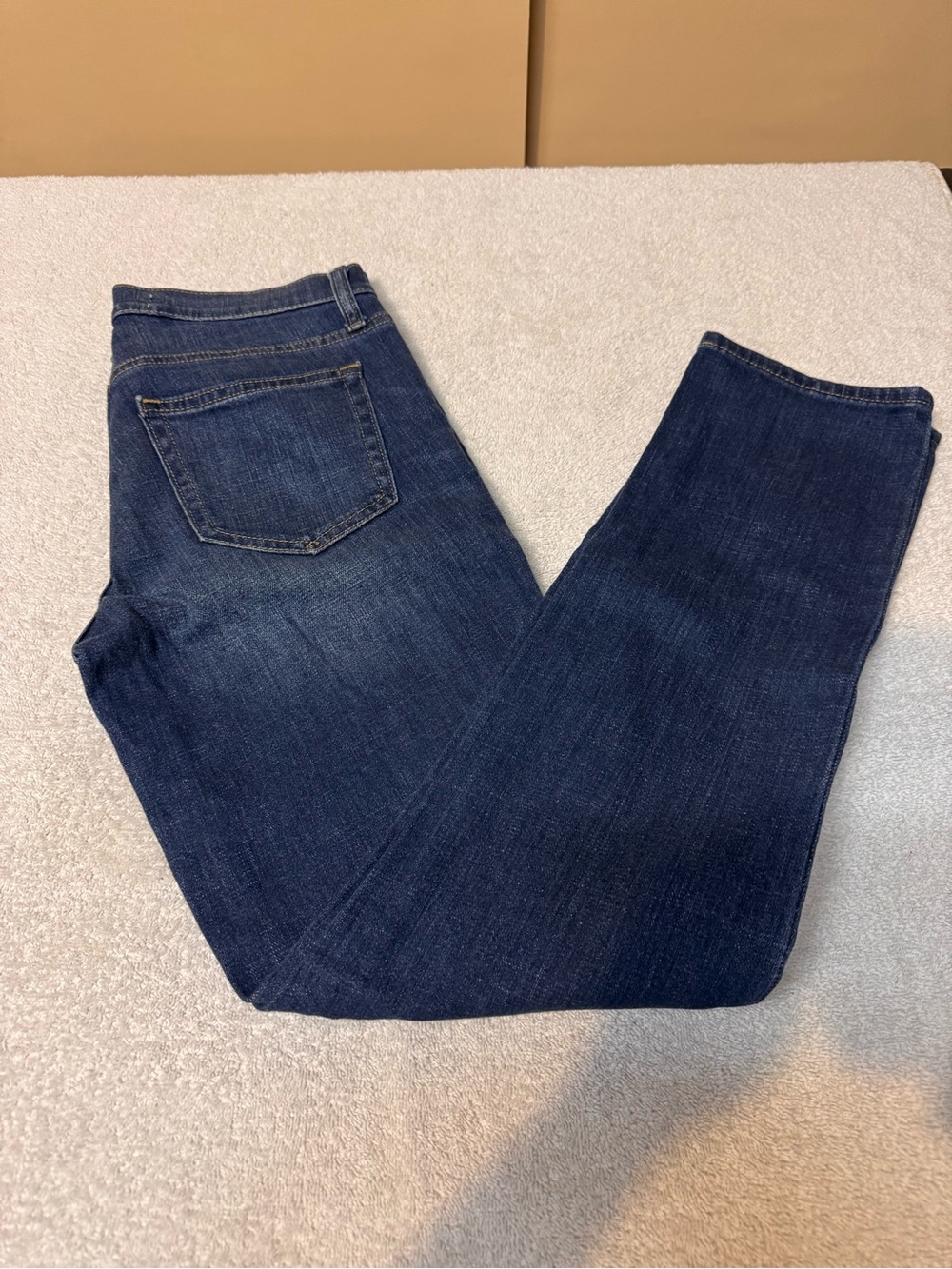 Women's Gap 1969 Real Straight Dark Blue Jeans. Size 26 Short New